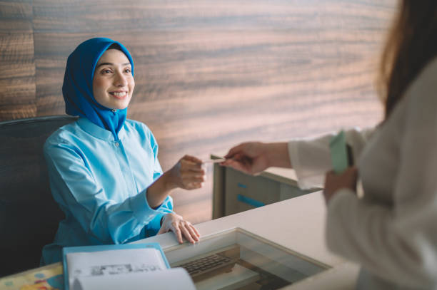 A separate registration counter 