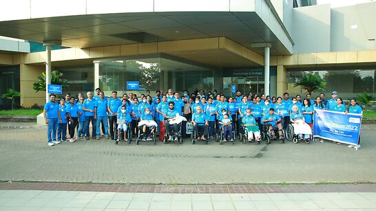 Aster Medcity Conducts Wheelathon on the International Day of Persons with Disabilities