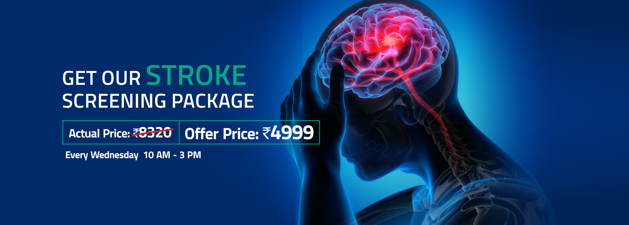 Stroke Landing Page Banner