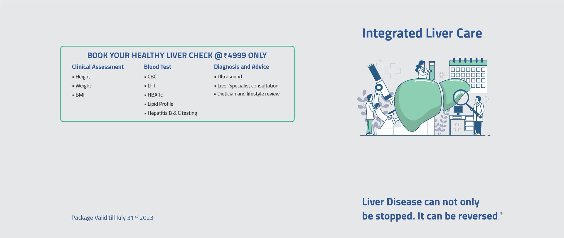 Healthy Liver Checkup Package Bangalore