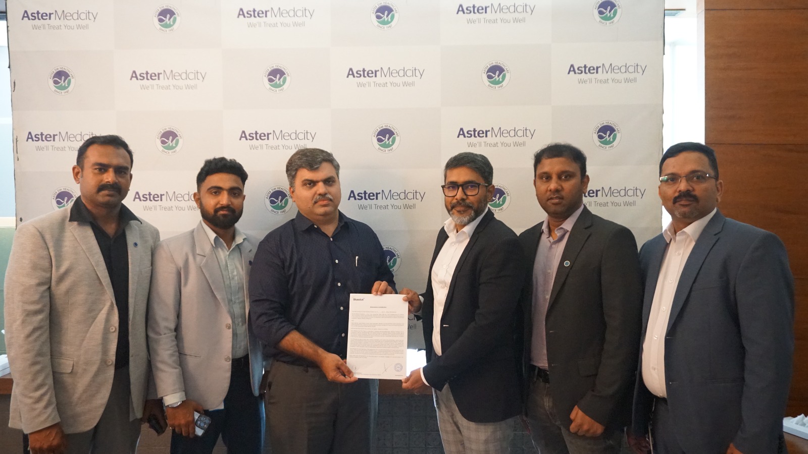 Aster Group of Hospitals in India Signs MOU with Bluedot Group Air Ambulance Services