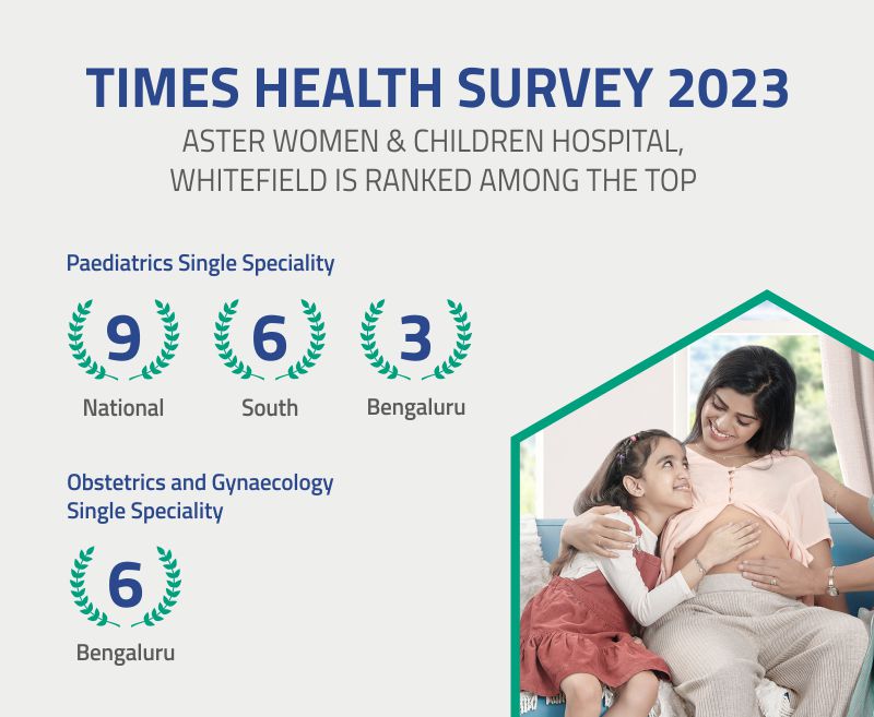 Times Ranking Survey 2023 - Best Women & Children Hospital in Bengaluru