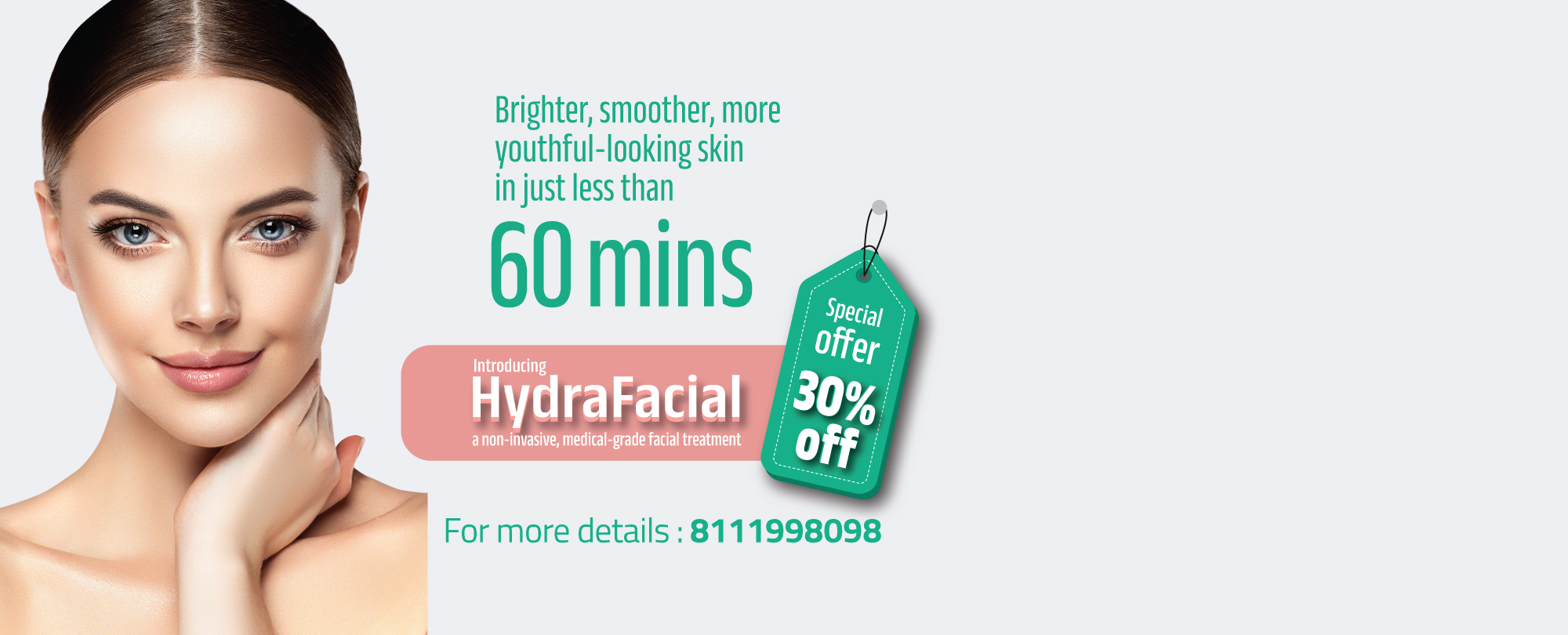 Hydrafacial banner