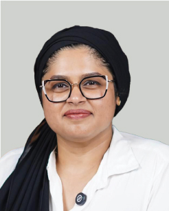Dr. Hafsa Salim Daber, Consultant General and Laparoscopic surgeon, lady Surgeon.