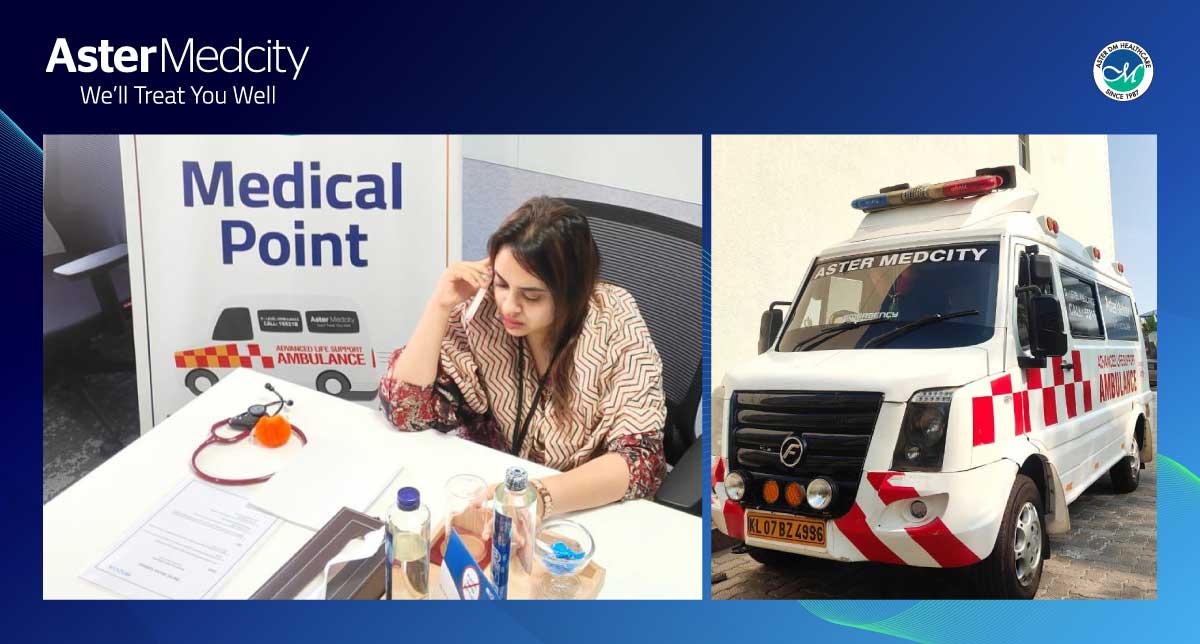 Medical Assistance Provided for IQVIA Leadership Meeting at Kochi Office