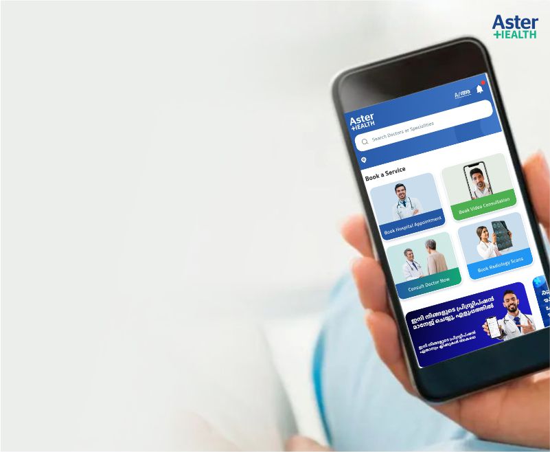 Aster health app kerala