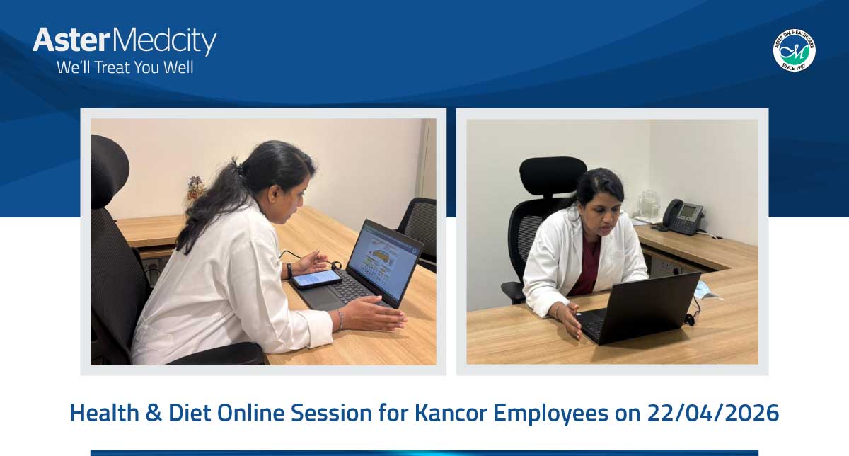 Health &amp; Diet Online Session for Kancor Employees.