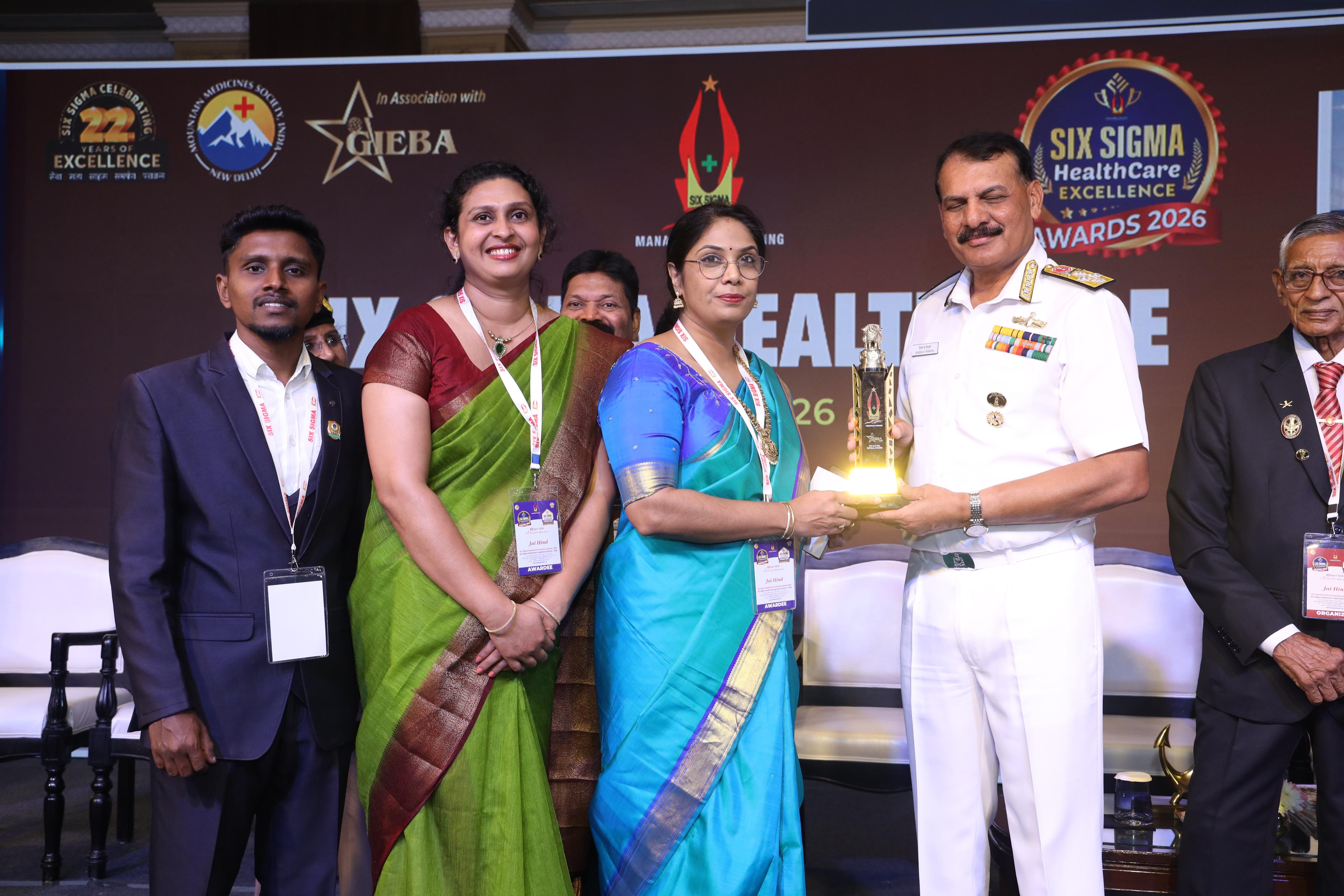 Six Sigma Healthcare Excellence Award