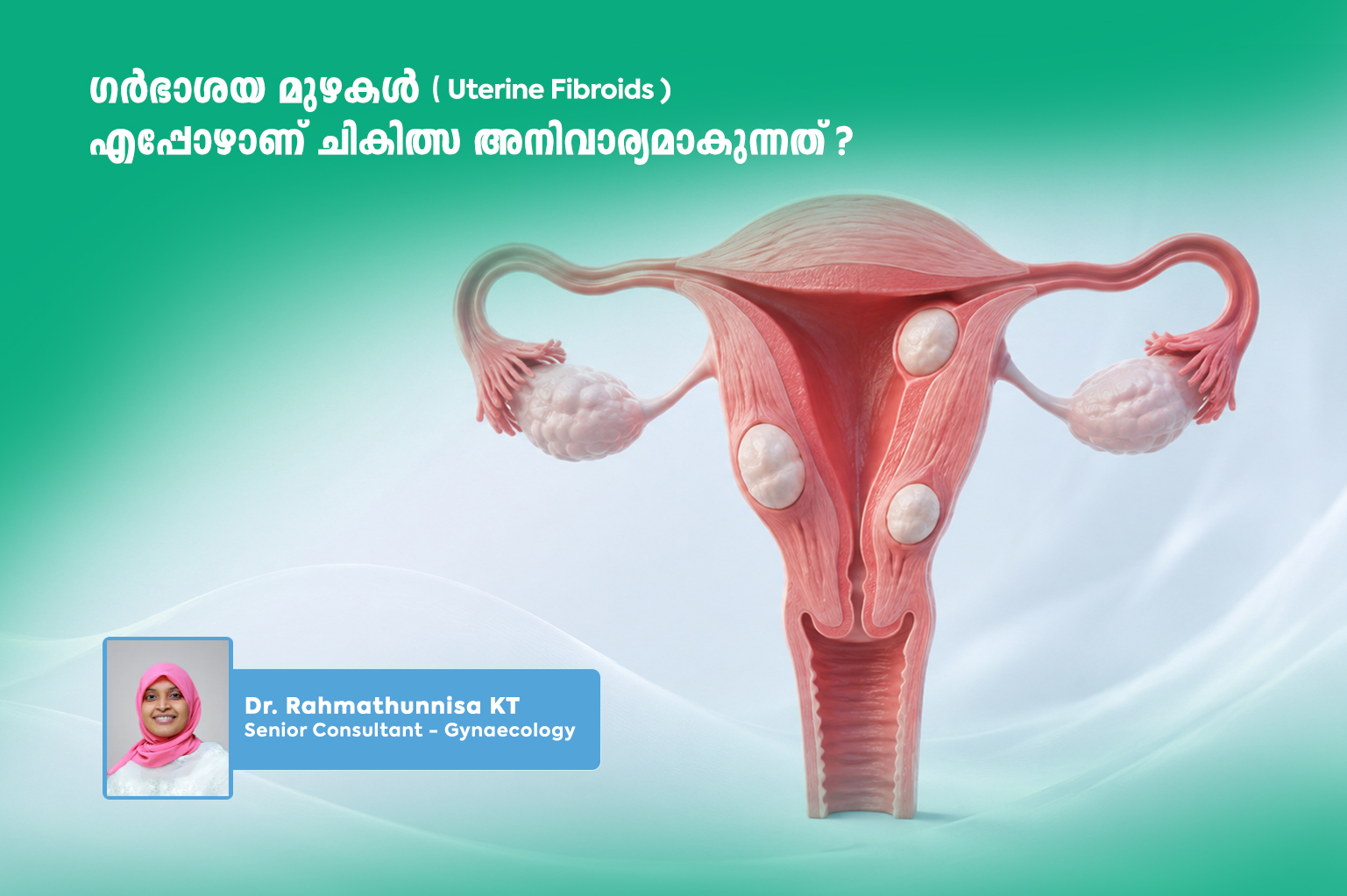 Dr. Rahmathunnisa KT | ഗർഭാശയ മുഴകൾ (Uterine Fibroids): എപ്പോഴാണ് ചികിത്സ അനിവാര്യമാകുന്നത്?