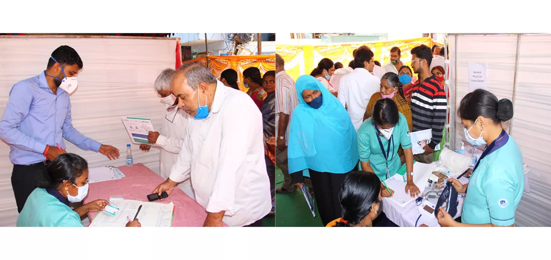 aster prime mega health screening camp hyderbad