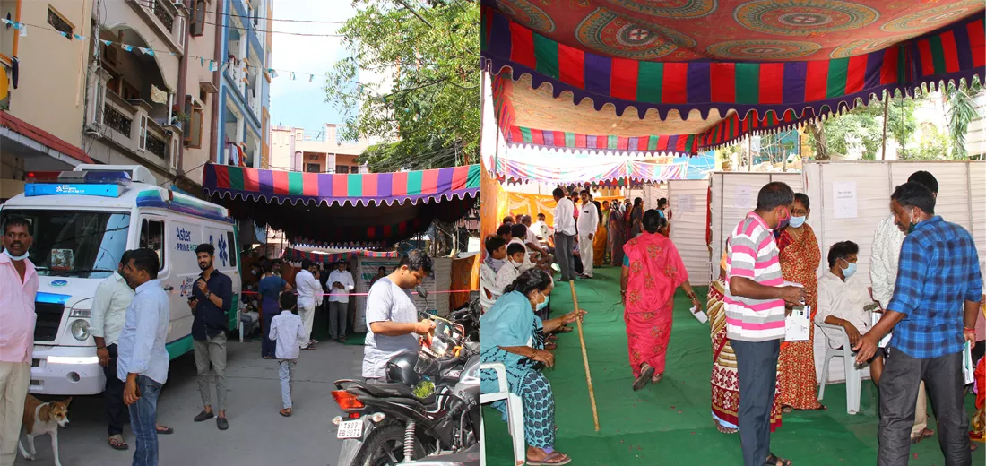 aster prime mega health screening camp Hyderabad