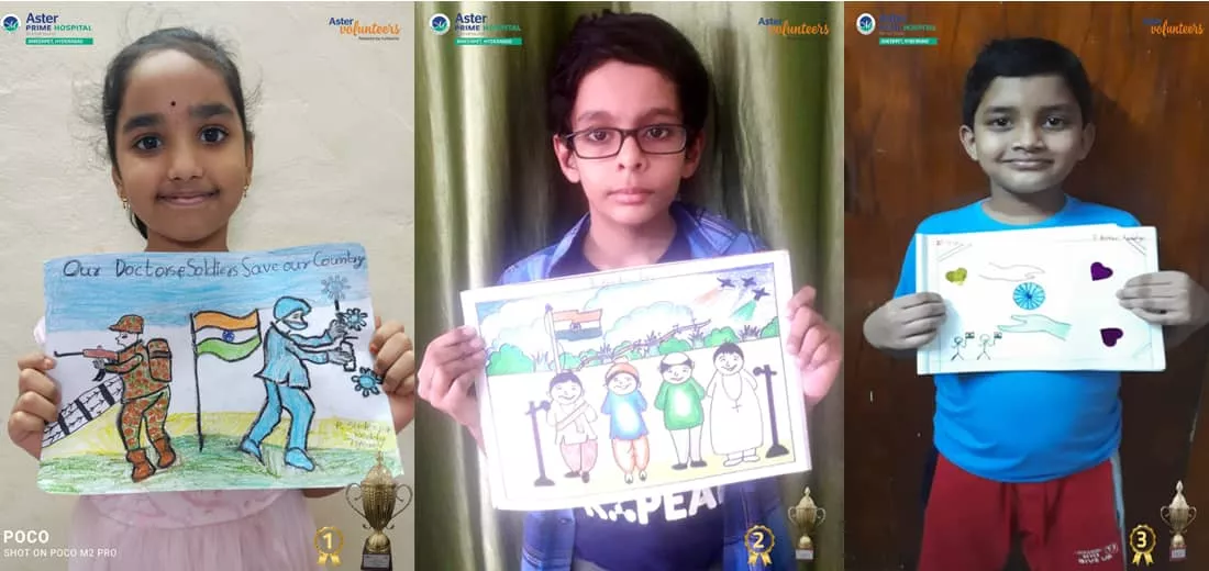 Independence Day Drawing Competition 2021 | Aster Prime Blogs