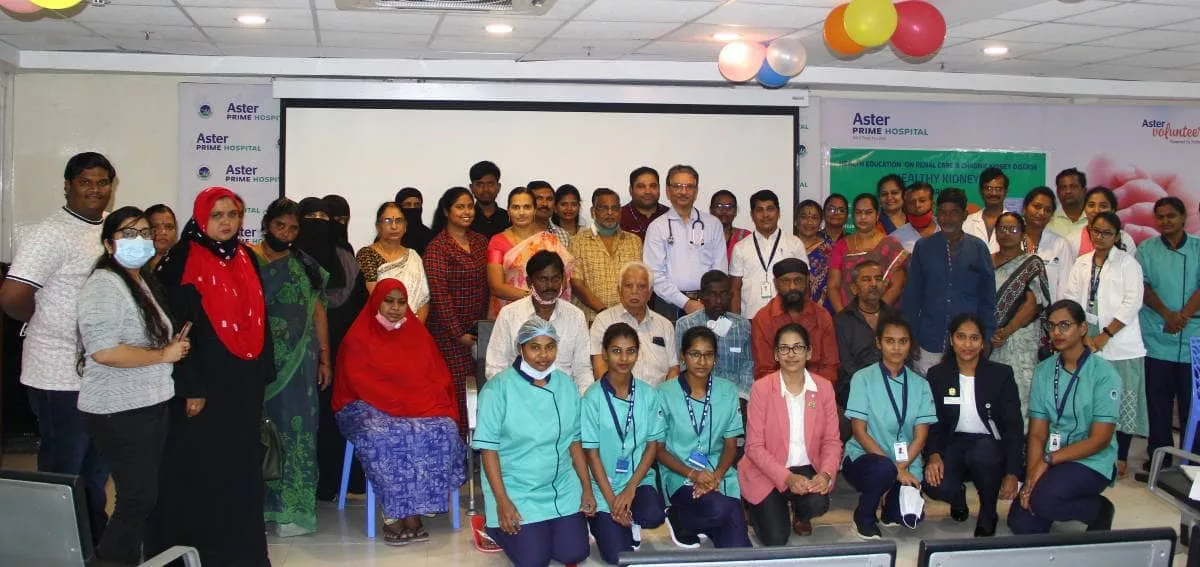 chronic kidney diseases workshop aster prime hyderabad