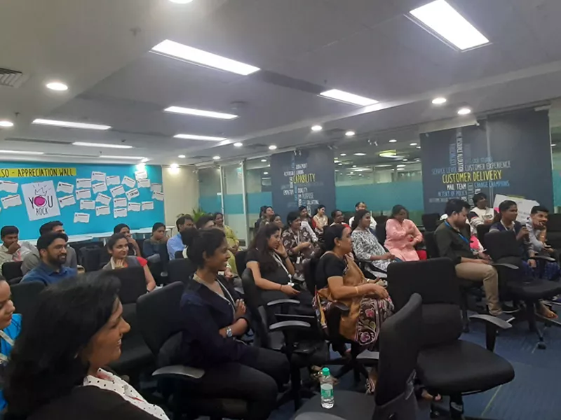 interactive session in ANZ, Manyata Tech