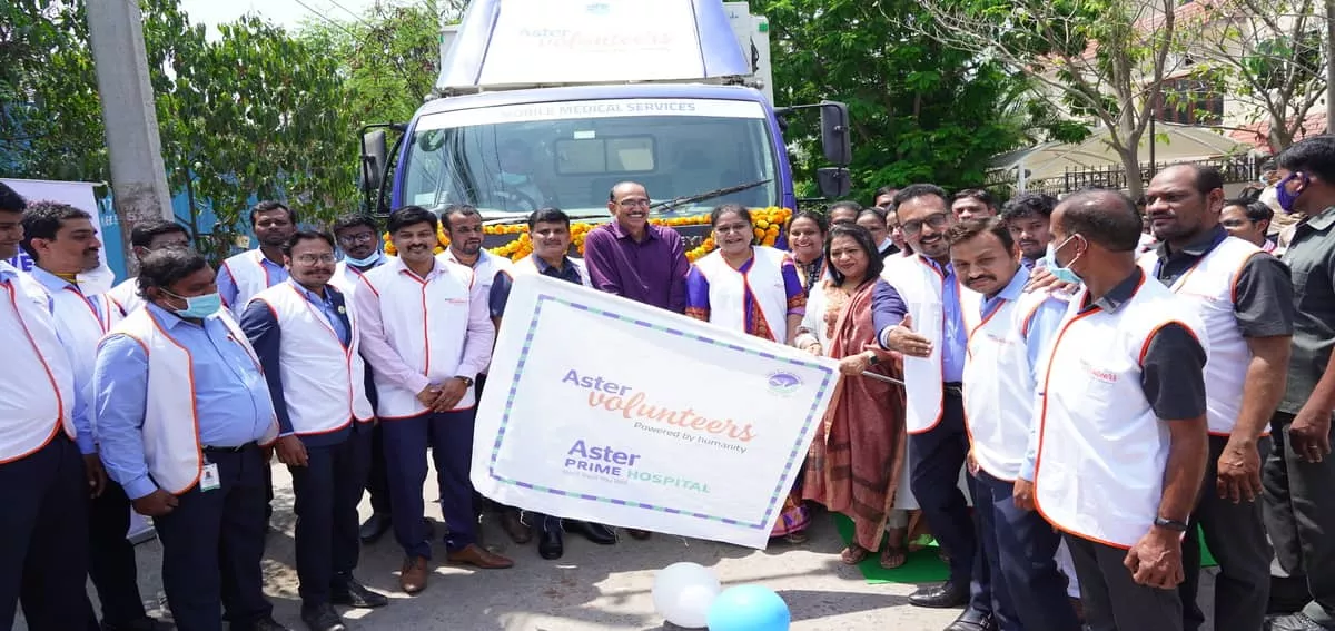 Aster Mobile Medical Unit Launch Hyderabad