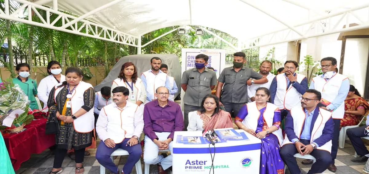 Aster Mobile Medical Unit Launch Hyderabad