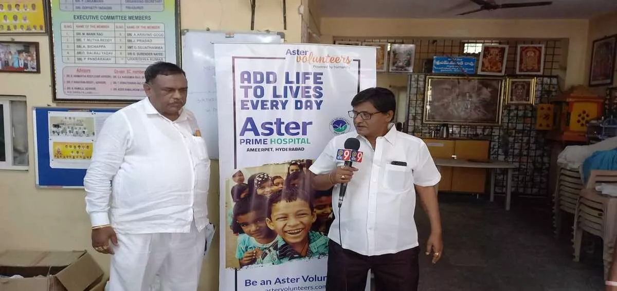 Aster Prime Conducts Medical Camp at Senior Citizen Council