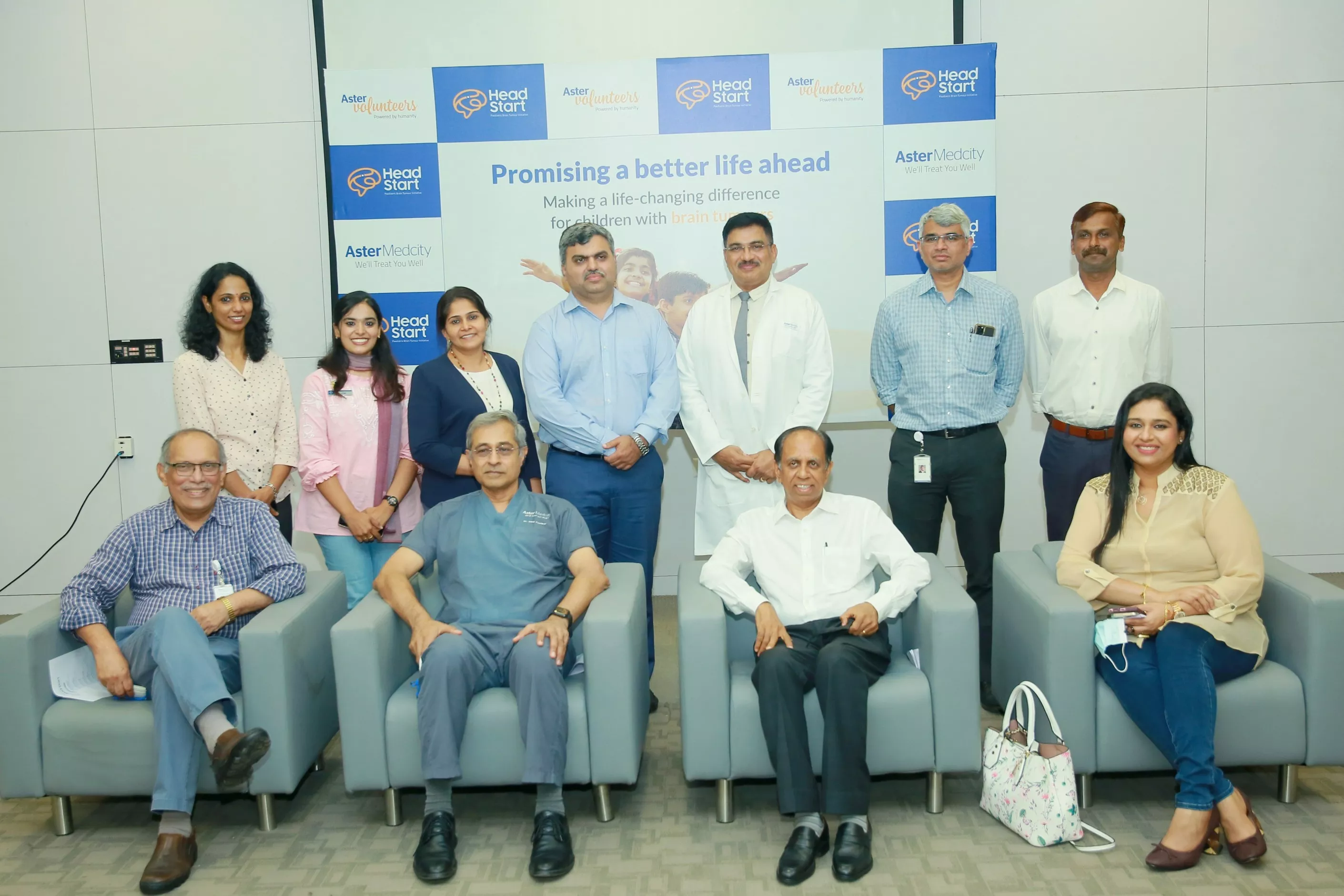 Treatment for paediatric brain tumour; NeST Group and Geojit join hands with Aster’s Head Start