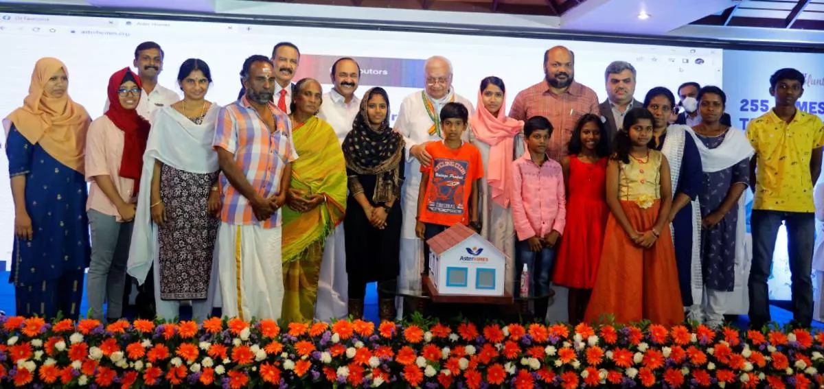 Aster Homes for the flood victims of Kerala 2022