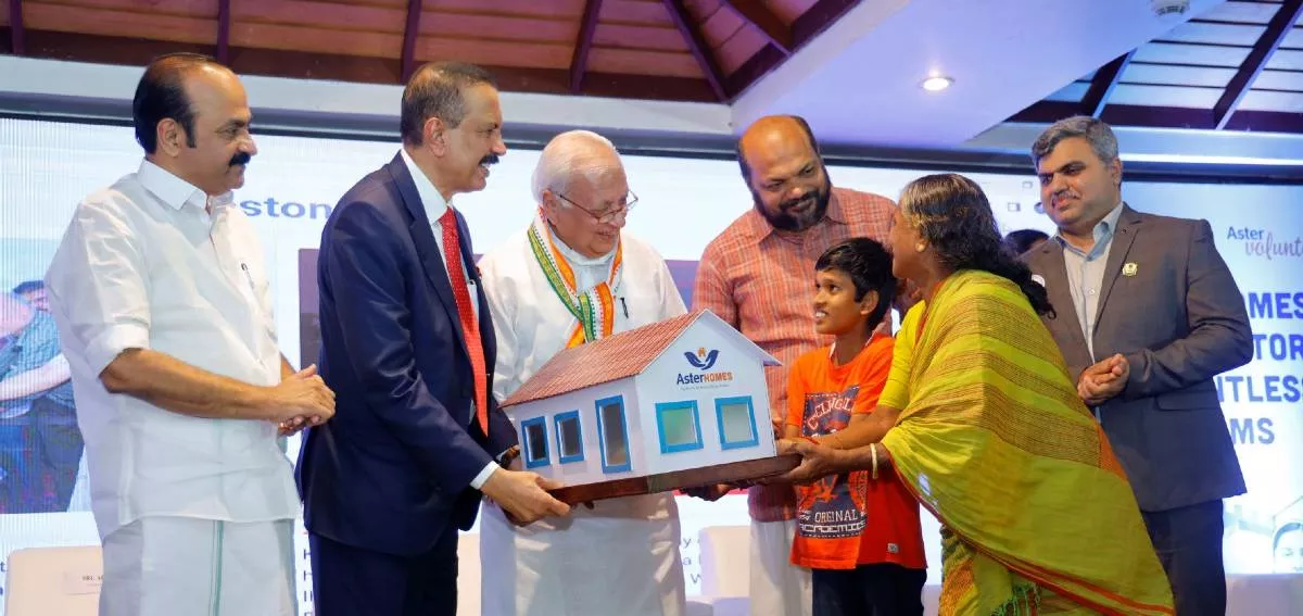 Aster Homes for the flood victims of Kerala 2022