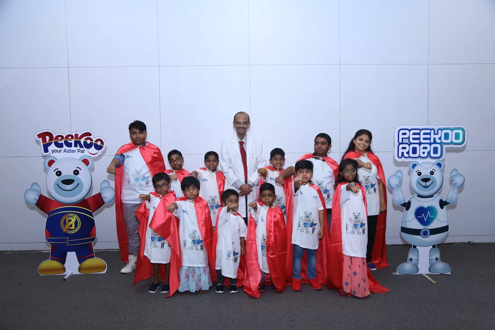 Aster Medcity celebrates a get-together of Pediatric kidney transplantees and launch of PeeKoo