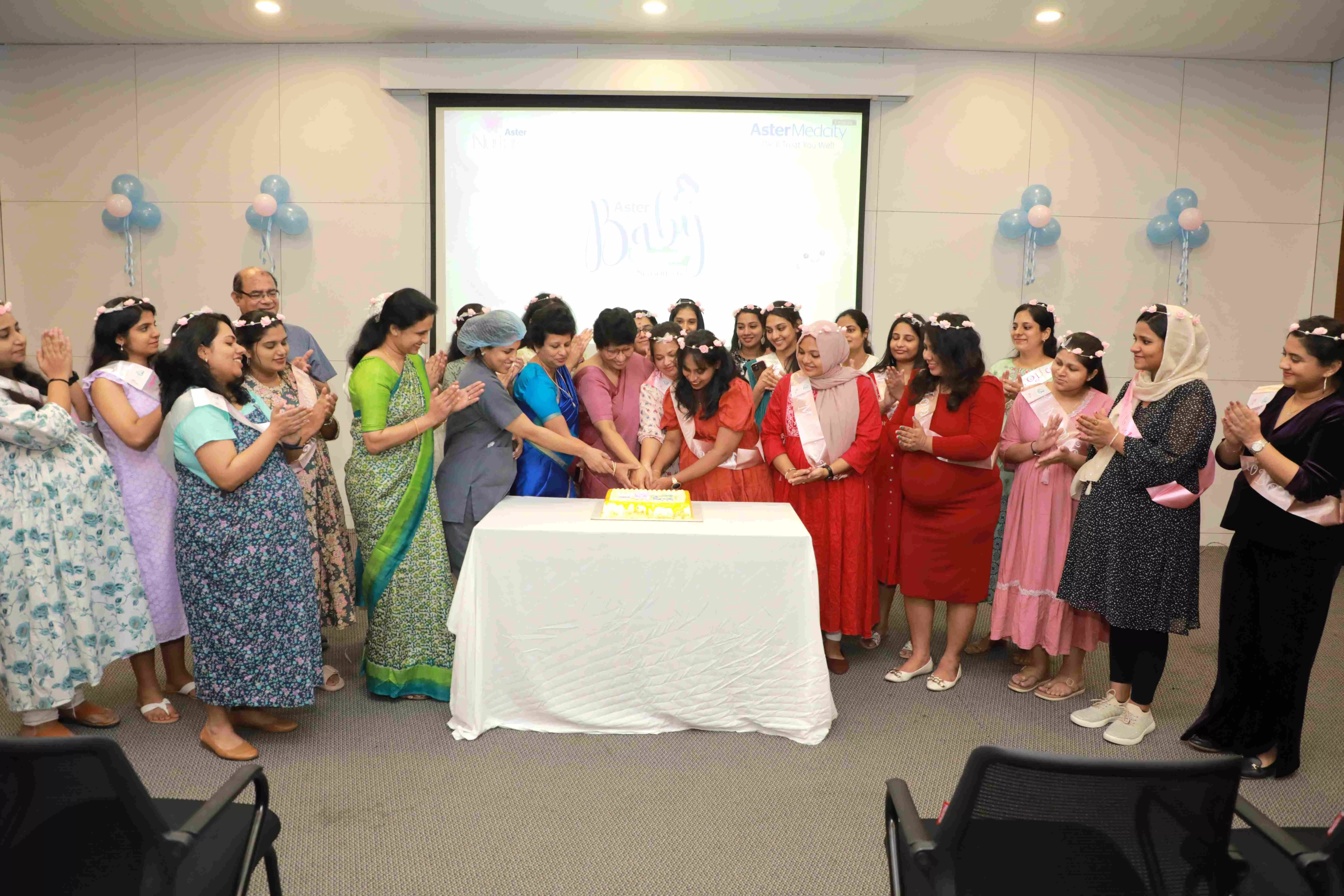 "Aster Medcity's Heartfelt Celebration: Honoring Expecting Moms with a Joyous Baby Shower
