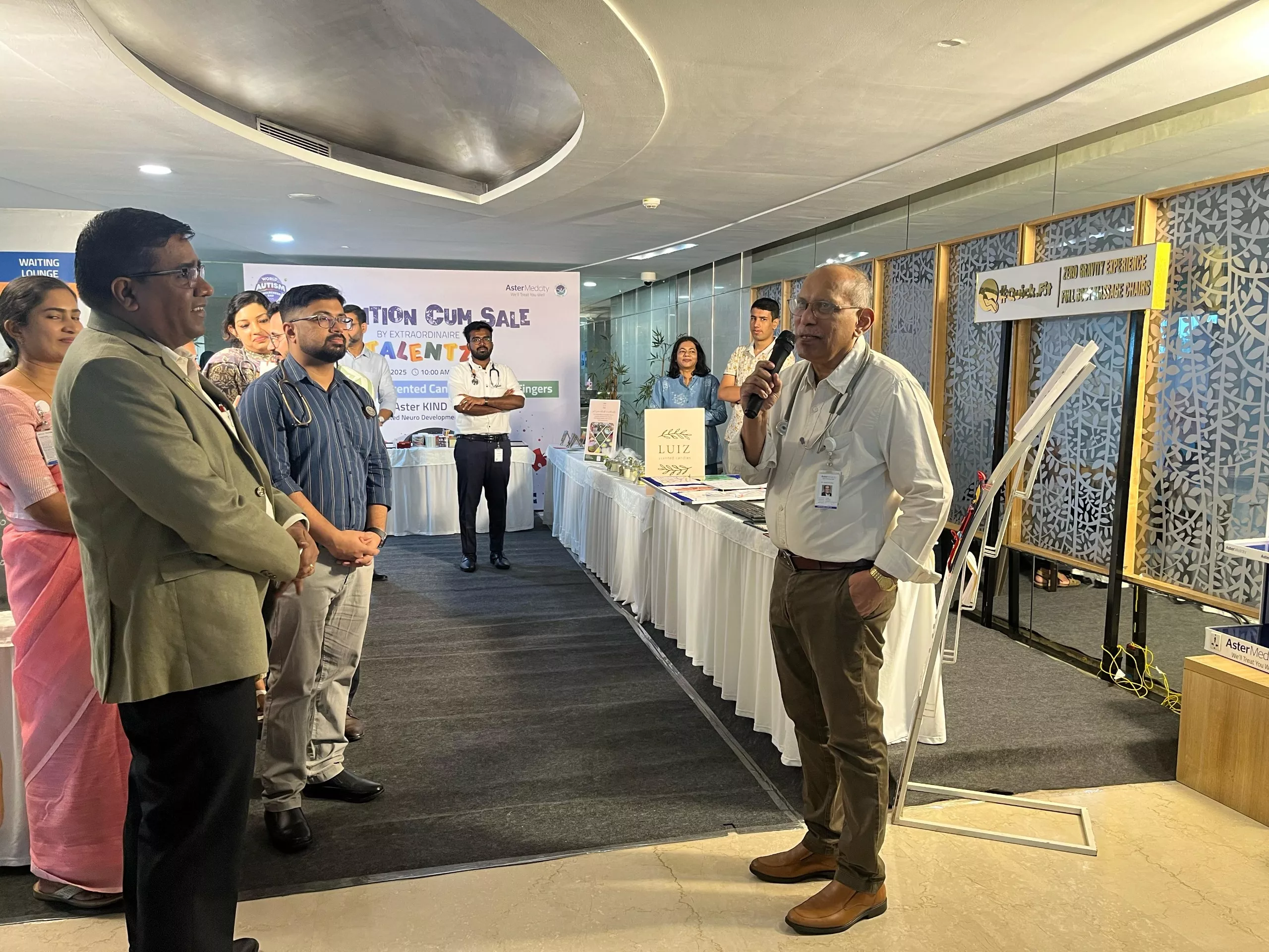 Aster Medcity Hosts Art Exhibition by Autistic Children on World Autism Awareness Day
