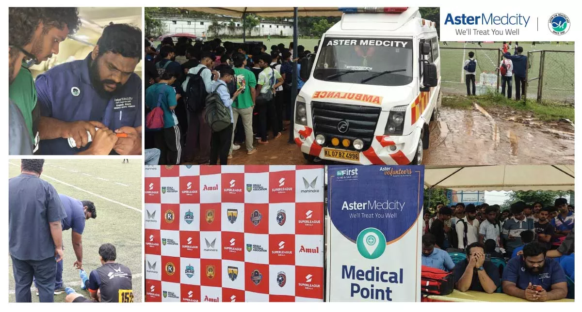 Medical Support at Kerala Super League trials