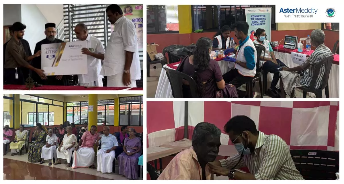 Aster care connect Launch &amp; Medical camp at St: George Youth Association Thrikkalthoor