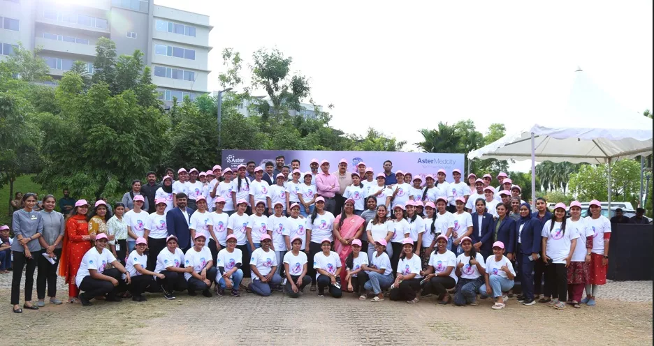 Aster Medcity Hosts Mega Zumbathon to Promote Breast Cancer Awareness