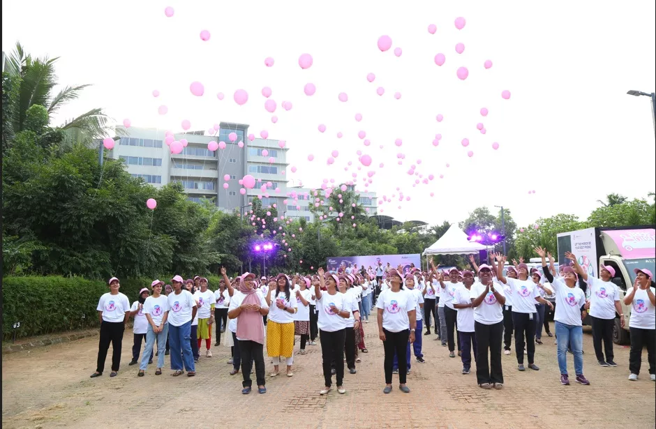 Aster Medcity Hosts Mega Zumbathon to Promote Breast Cancer Awareness