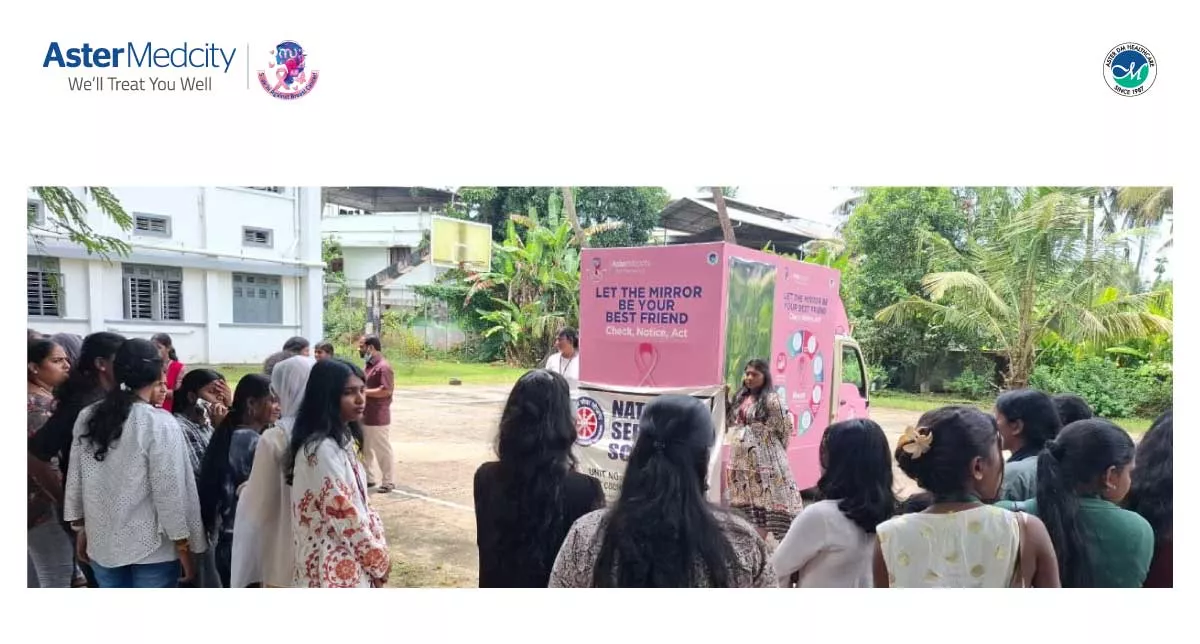 Pink Vandi at Cochin College – Together for Breast Cancer Awareness!