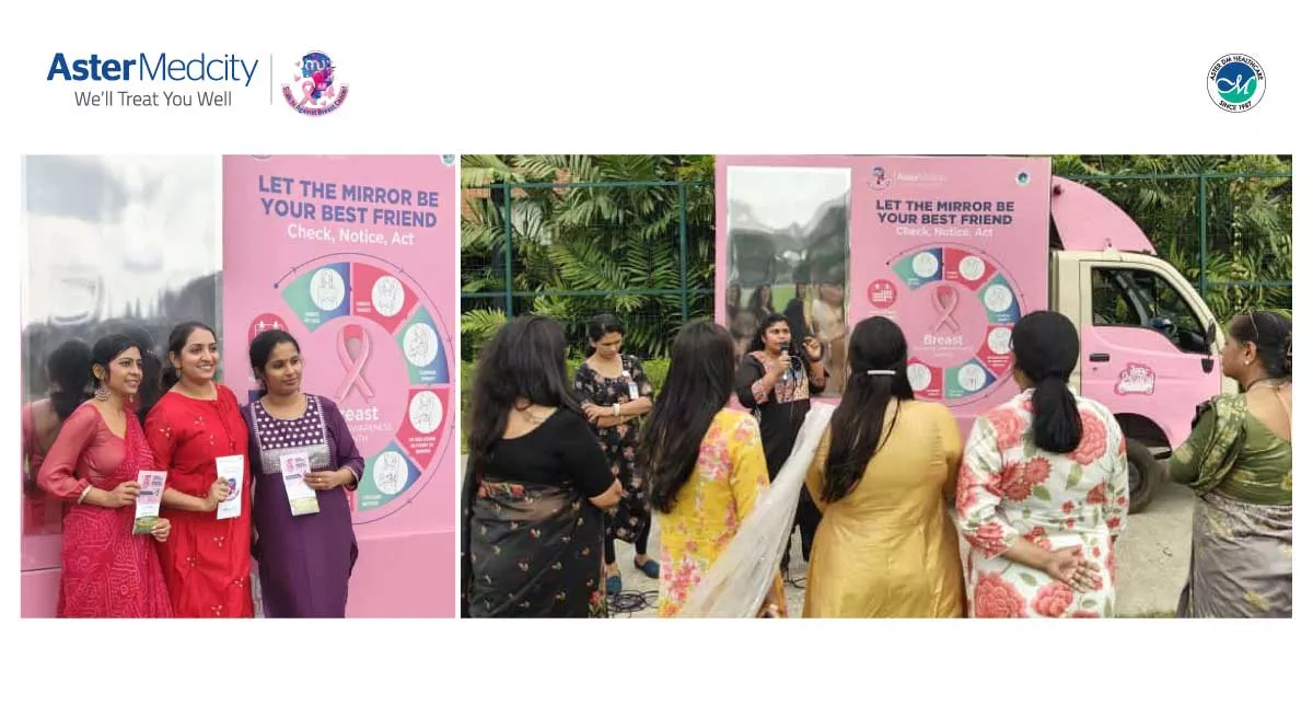 Pink Vandi at Cochin International School – Raising Breast Cancer Awareness!
