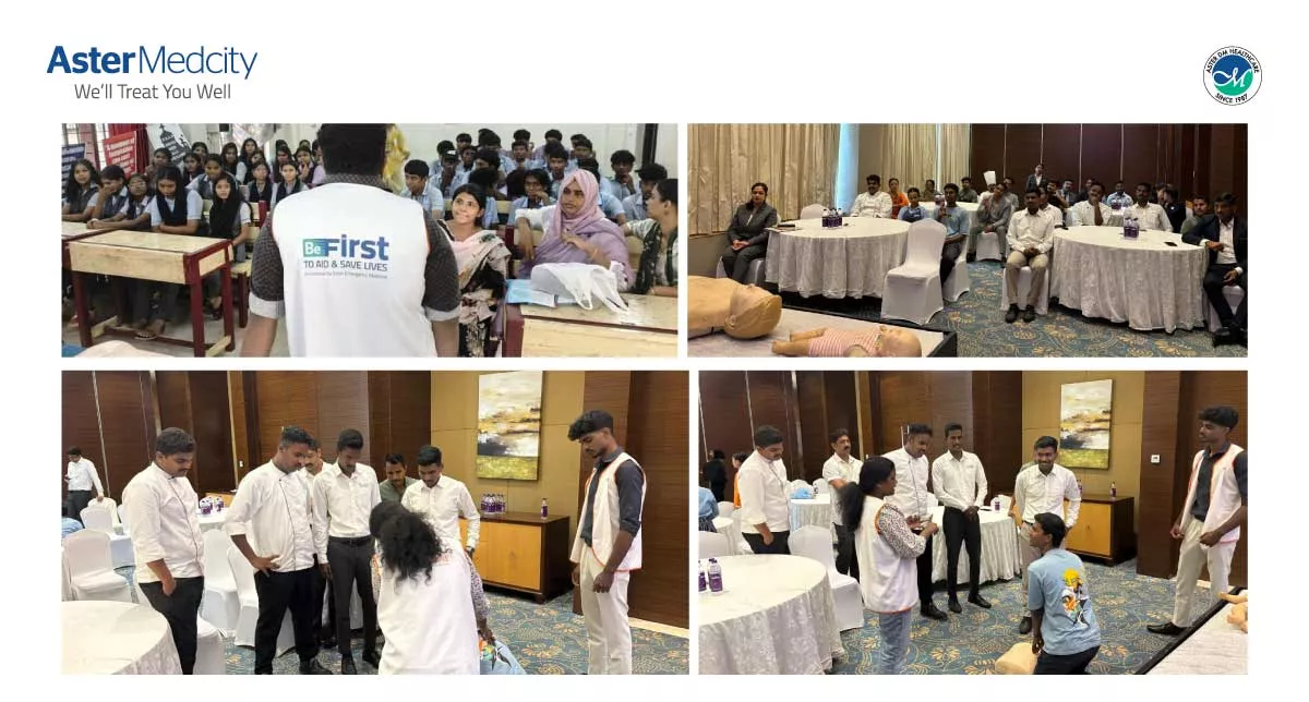 A BeFirst training session was conducted on October 4th for the students of Govt. VHSE, North Thrikkakara, in association with Bharata Mata College. The session aimed to educate students on basic first aid techniques and emergency response skills, empowering them to respond confidently and effectively in critical situations.