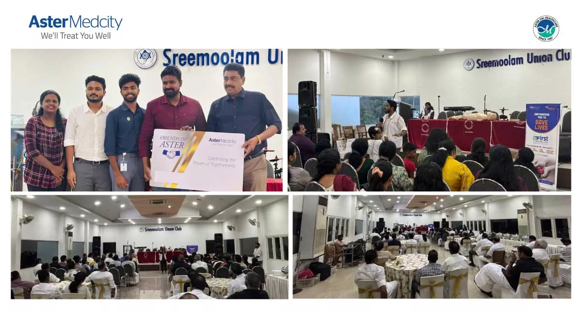 Aster Care Connect Launch and BeFirst Training at Sreemoolam Union Club, Muvattupuzha