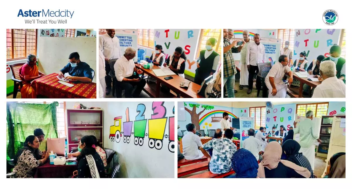 Aster Care Connect Launched and Medical Camp Organized for Members of Thrikkakara Muslim Jamaath