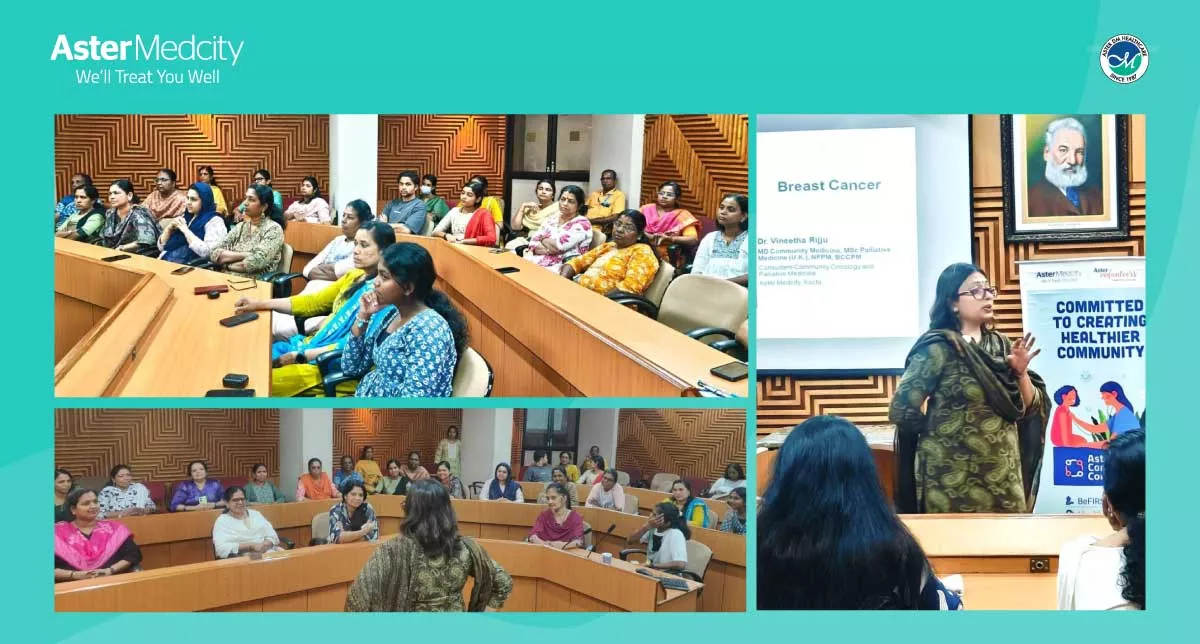 Breast Cancer Awareness Session was conducted for the employees of BSNL