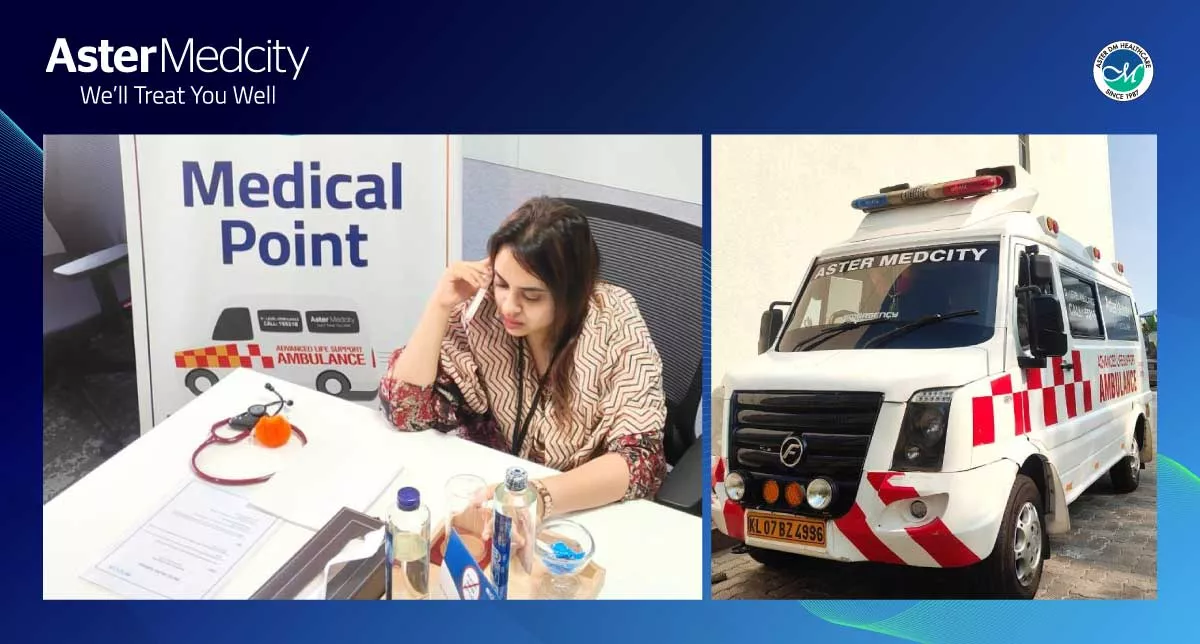 Medical Assistance Provided for IQVIA Leadership Meeting at Kochi Office