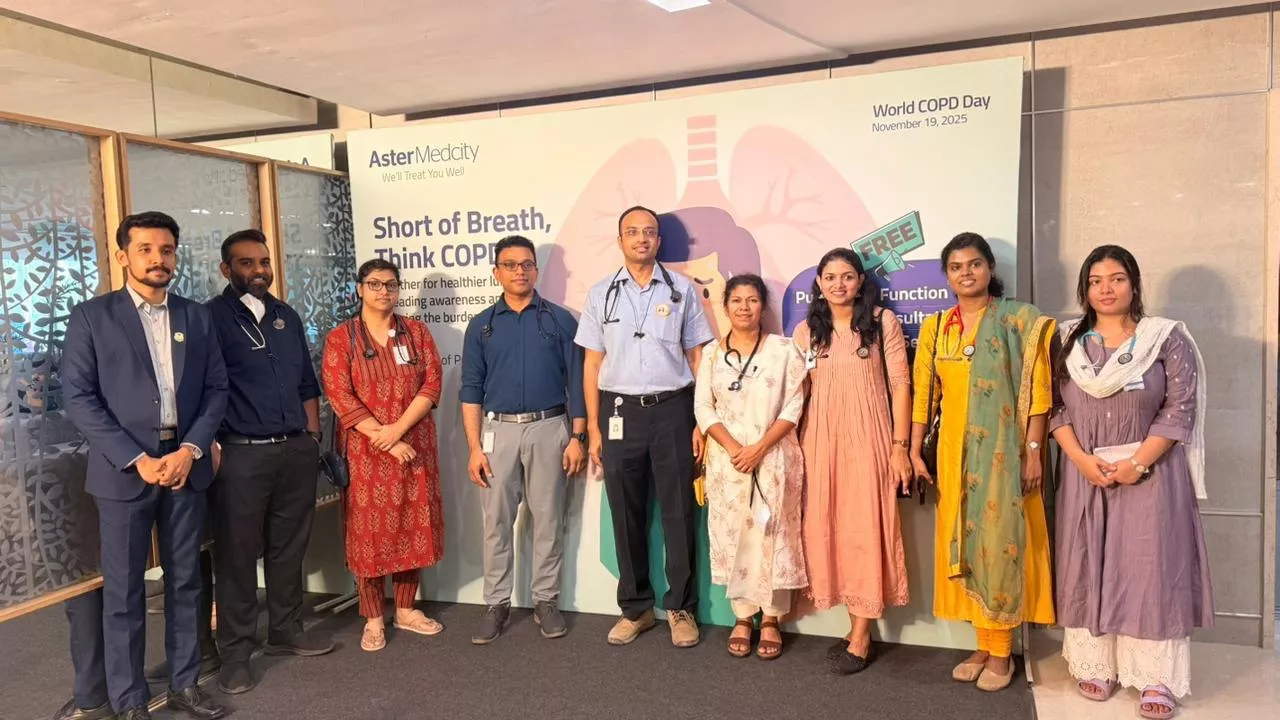 Aster Medcity Marks World COPD Day 2025 with Public Awareness Initiatives