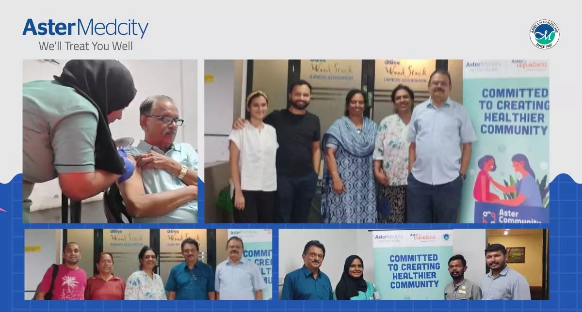 Hepatitis A Vaccination Drive at Olive Woodstock Apartments, Kaloor