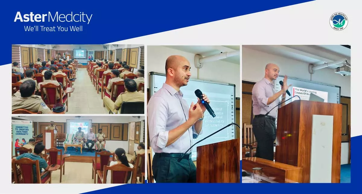 Cardiac Awareness Session Conducted for Kerala Police at Aster Medcity