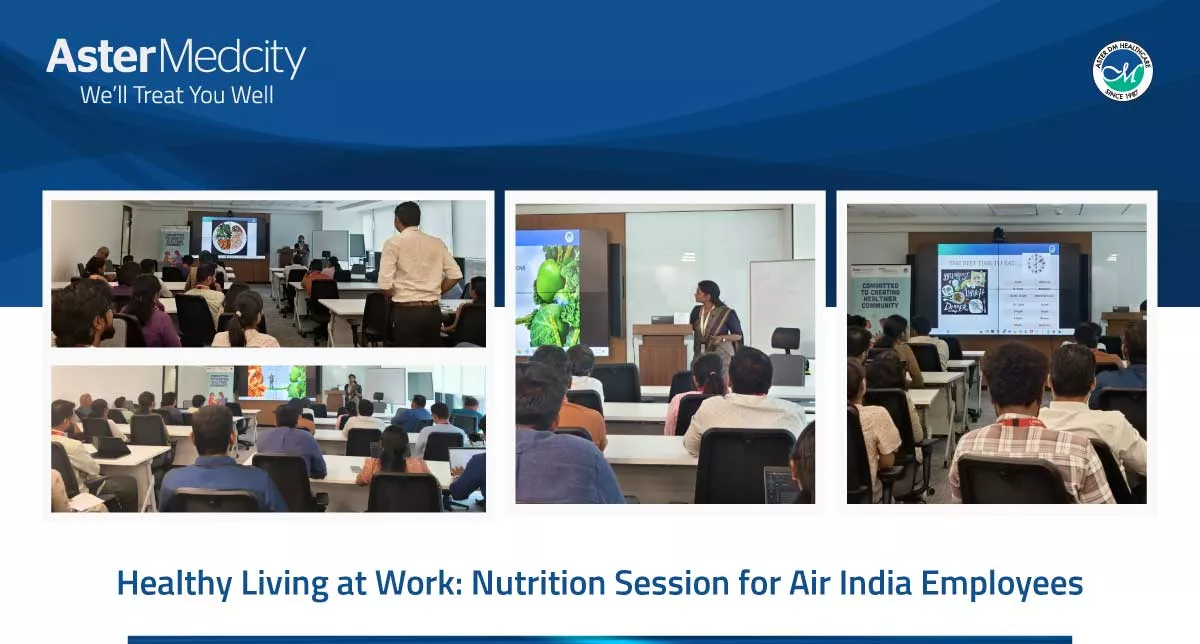 Healthy Living at Work: Nutrition Session for Air India Employees.