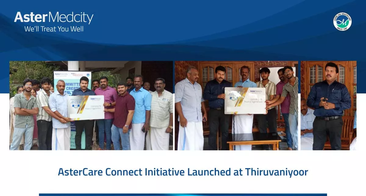 AsterCare Connect Initiative Launched at Thiruvaniyoor.