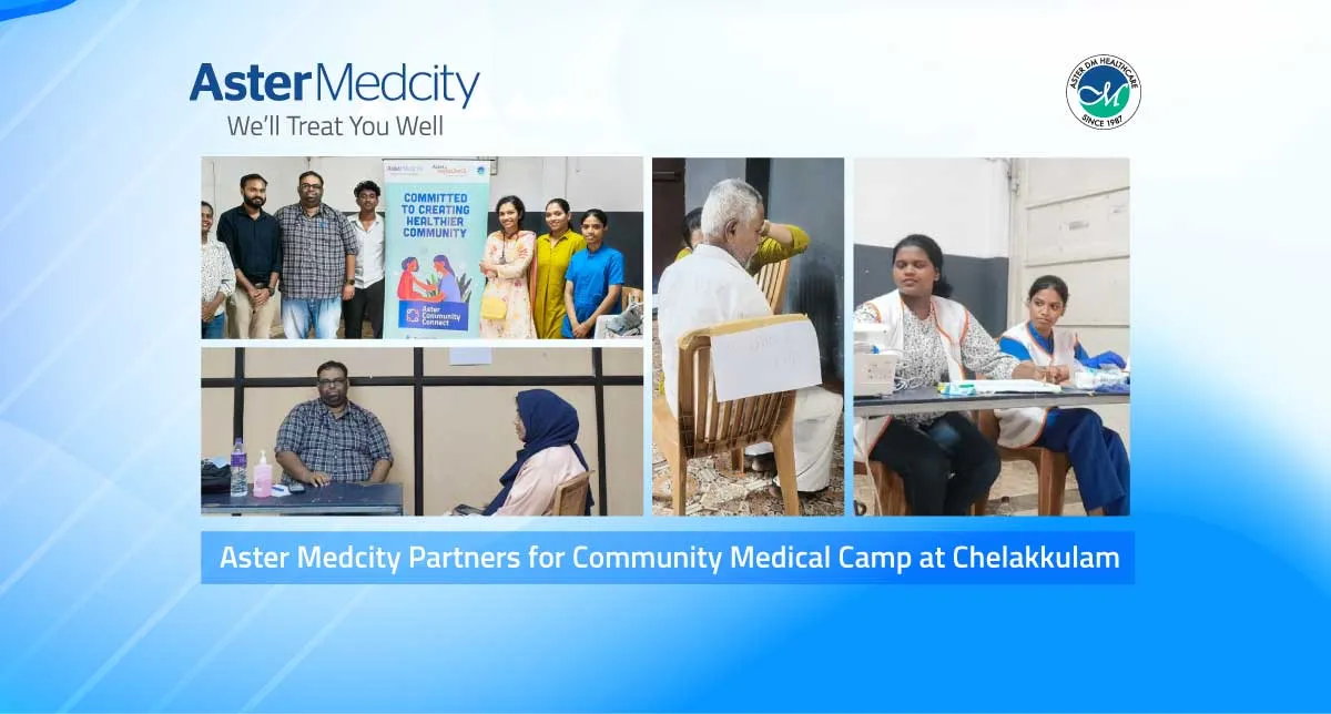 Aster Medcity Partners for Community Medical Camp at Chelakkulam