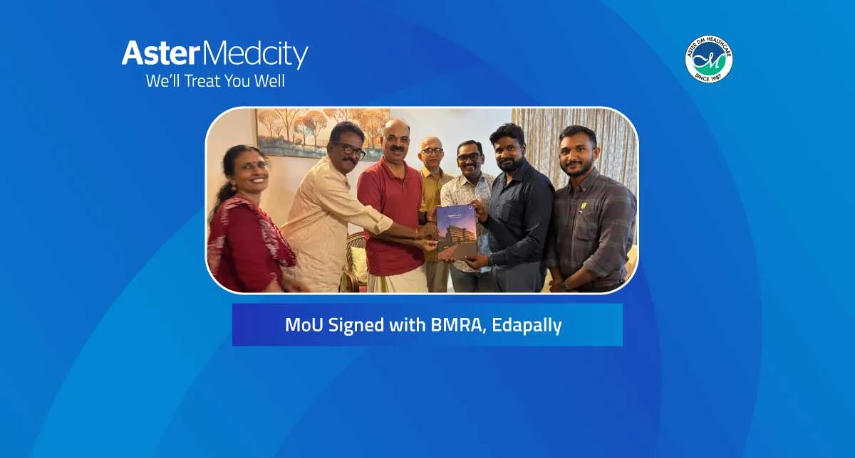 MoU Signed with BMRA, Edapally