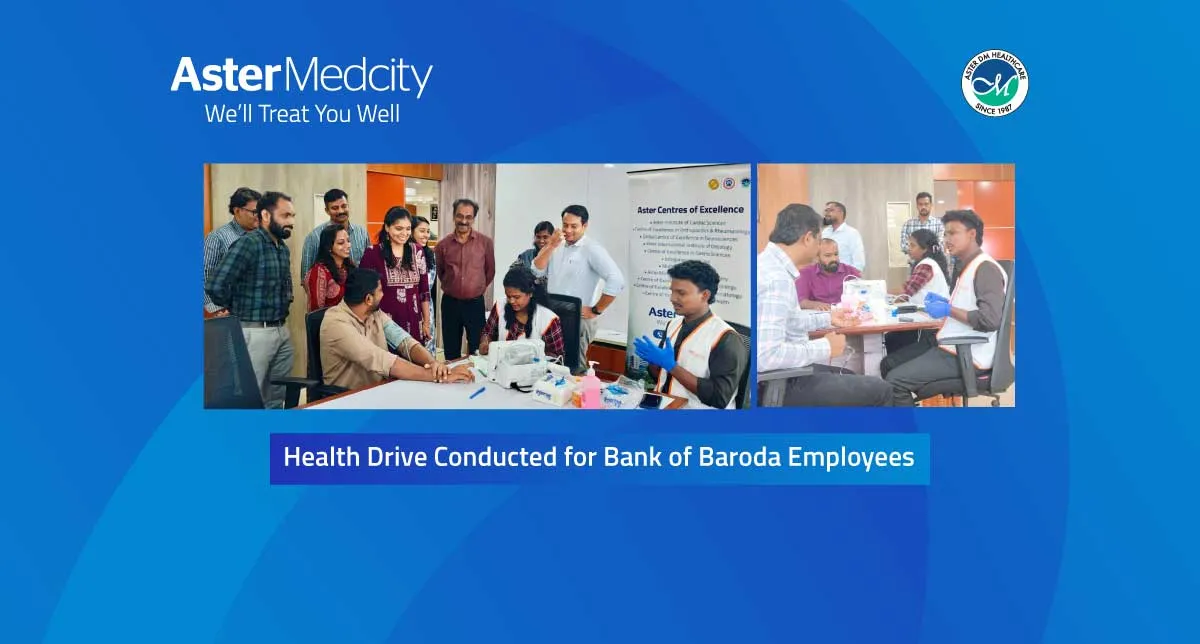 Health Drive Conducted for Bank of Baroda Employees