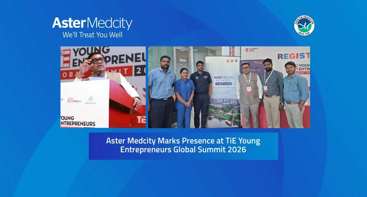 Aster Medcity Marks Presence at TiE Young Entrepreneurs Global Summit 2026