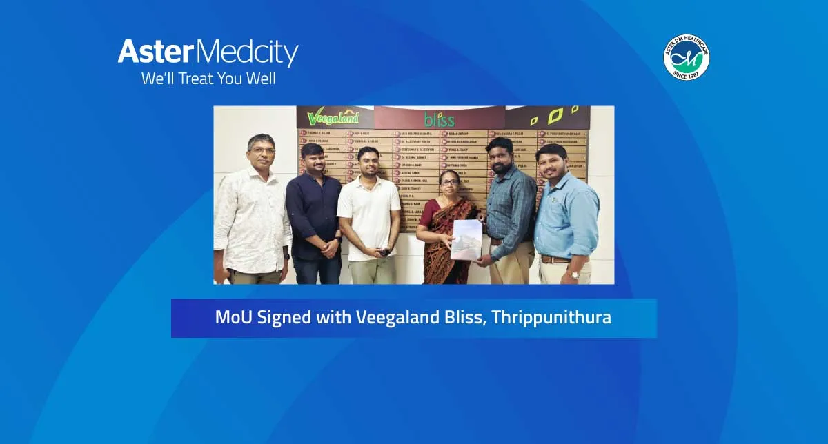 MoU Signed with Veegaland Bliss, Thrippunithura