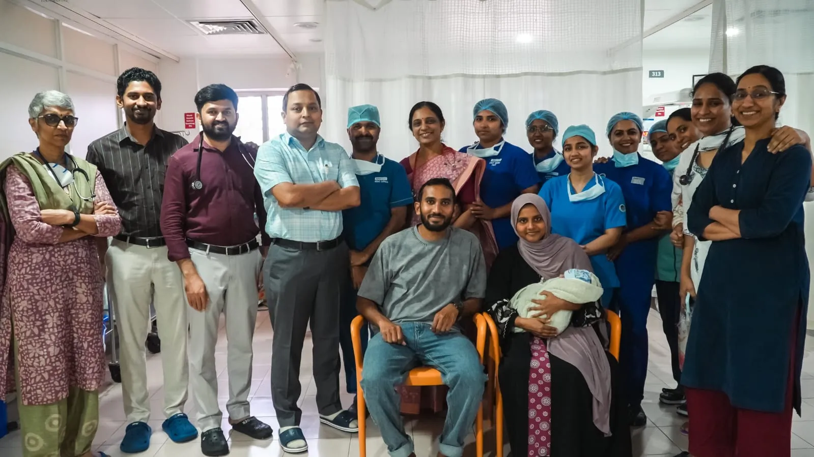 Aster MIMS Calicut Achieves a National First with Hybrid Pulmonary Valvotomy in a Newborn
