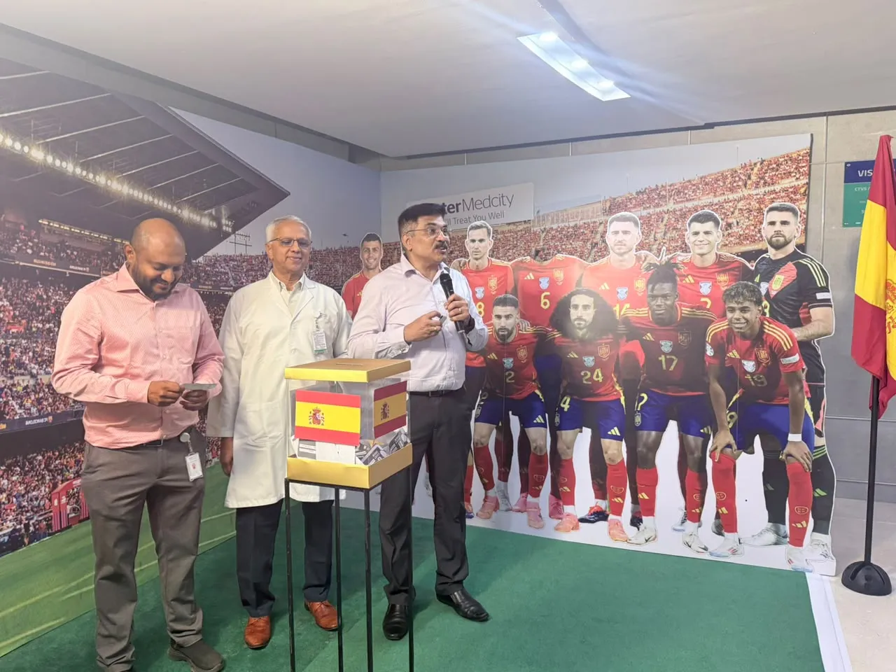 Aster Medcity Celebrated the FIFA World Cup Spirit with Penalty Shootout and Match Prediction Contest